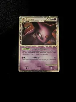 Espeon Prime 81 /90 - Pokemon HeartGold & SoulSilver Undaunted Ultra Rare Holo - Image 1