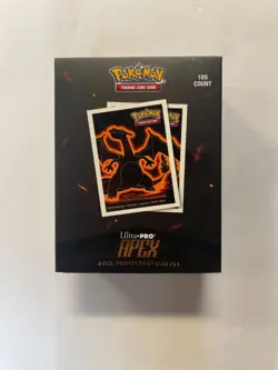 Pokemon TCG Charizard Ultra PRO Apex Deck Protector Sleeves 105 Count New - Image 1