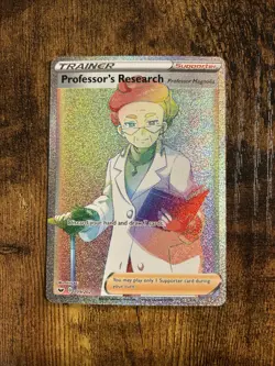 Pokemon Professor's Research Professor Magnolia Full Art Sword & Shield 209/202 - Image 1
