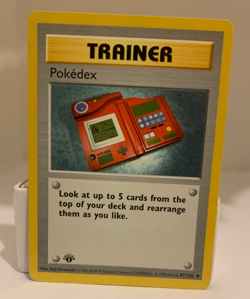 1st Edition Pokemon Pokedex Shadowless Base Set 87/102 Near Mint or better - Image 1