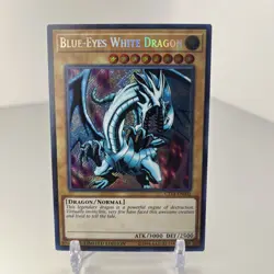 ( BLUE-EYES WHITE DRAGON ) - Secret Rare - CT14-EN002 - Limited - NM - Yu-Gi-Oh - Image 1