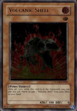 Volcanic Shell EU Unl Ed Ultimate Rare FOTB-EN009 Yu-Gi-Oh! - Image 1
