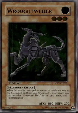 Wroughtweiler 1st Ed Ultimate Rare CRV-EN012 Yu-Gi-Oh! - Image 1