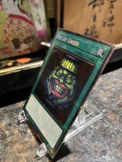 Yugioh! - 1 NM Pot of Greed MP25-EN050 Starlight Rare 1st Edition - Image 2