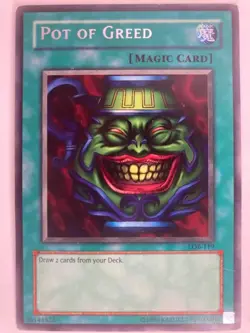 Pot of Greed - LOB-119 - Rare - Unlimited - Image 1