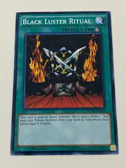Yugioh Dragon Master Knight Blue Eyes Ultimate Black Luster Soldier Free Holo B - Image 4