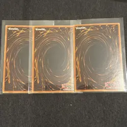 YUGIOH THUNDER KING RAI-OH SECRET RARE YG02-EN001 x3 PLAYSET - Image 2