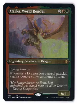 Atarka World Render NM* FOIL ETCHED Starter Commander Decks 001 mtg -UnltdCards - Image 1
