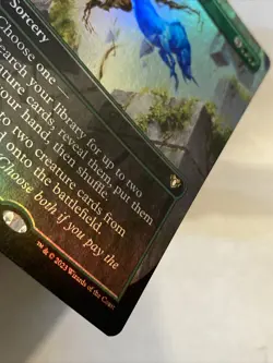 MTG Tooth and Nail BORDERLESS FOIL Commander Masters 652 NM - Image 3