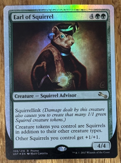 MTG Unstable, Earl of Squirrel - Foil Promo - Image 1