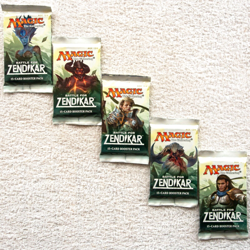 MTG 11 Booster Pack Lot Chronicles, Battle for Zendikar & Dominaria One Each Art - Image 1