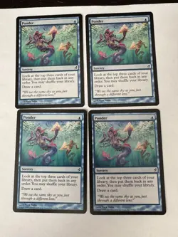 Magic The Gathering Ponder 79/301 (Lorwyn) x4 - Image 1