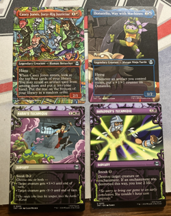 Magic the Gathering Teenage Mutant Ninja Turtle FOIL/SURGE/RARE/Full ART x33 NM+ - Image 2