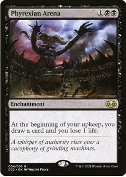 1 x Phyrexian Arena - Commander Collection: Black - LP - MTG - JPL - Image 1