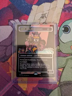 Bebop, Skull & Crossbones (Borderless) (Surge Foil) Commander: TMNT MTG - Image 1