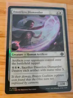 MTG Dauntless Dismantler (FOIL) 0008 Lost Caverns of Ixalan M/NM Free UK P&P - Image 1