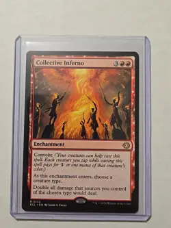 Collective Inferno - Lorwyn Eclipsed - NM - Rare - Enchantment - Image 1