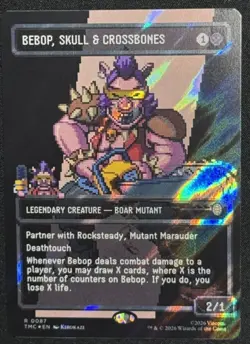Bebop, Skull & Crossbones (Pixel Art) Surge Foil, Magic The Gathering - Image 1