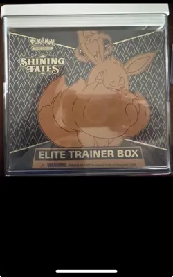 Pokemon TCG Shining Fates Elite Trainer Box Eevee Promo Booster English - Image 1