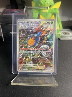 Pokemon TCG Karrablast 094/086 Black Bolt Illustration Rare Card Sv: Black - Image 1