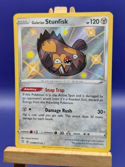Pokemon Cards Galarian Stunfisk SV088/SV122 Shining Fates Shiny Vault NM - Image 2