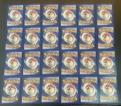 Vintage Pokemon Base Set Starter Lot – 24 Different Cards – WOTC Base Set - Image 2