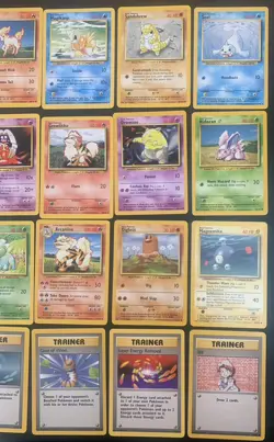 Vintage Pokemon Base Set Starter Lot – 24 Different Cards – WOTC Base Set - Image 4