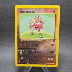 Pokemon TCG Hitmonchan 002/009 Best of Reverse Holo Promo 60 HP - Image 1