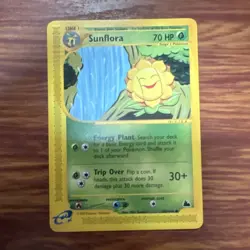 Pokemon TCG Sunflora 105/144 Skyridge Regular Common 70HP Stage 1 - Image 1