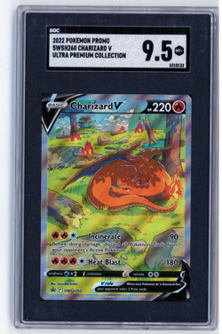 💥 2022 Pokemon CHARIZARD V Ultra Premium Collection HOLO #SWSH260 GEM SGC 9.5 - Image 1