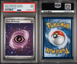 SVE 005 Psychic Energy Cosmos Energies 3 SWIRLS ꩜꩜꩜ Pokemon 151 PSA 9 💎 - Image 1