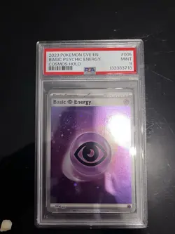 SVE 005 Psychic Energy Cosmos Energies 3 SWIRLS ꩜꩜꩜ Pokemon 151 PSA 9 💎 - Image 5