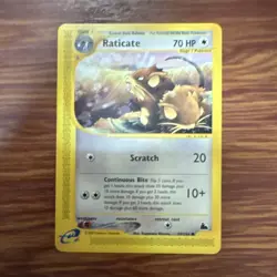 Pokemon TCG Raticate 89/144 Skyridge Regular Common 70HP Stage 1 - Image 1