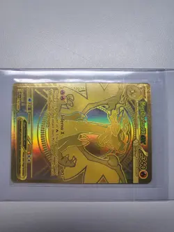 Mega Charizard X ex Gold Hyper Rare 130/094 Pokemon Phantasmal Flames English - Image 2