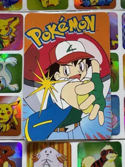 Pokemon 151 Vintage Pocket Monsters Vending HOLO Prism Sticker 2000 Nintendo - Image 5