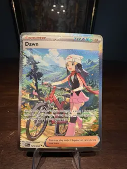 Pokemon TCG Dawn Trainer Full Art Holo Special Illustration Rare 129/094 Me02 - Image 1