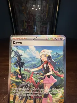 Pokemon TCG Dawn Trainer Full Art Holo Special Illustration Rare 129/094 Me02 - Image 2