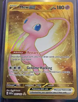 Pokemon 151, Gold Mew EX, 205/165, Holo Rare, NM/M, No Scratches! - Image 1