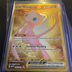 Pokemon 151, Gold Mew EX, 205/165, Holo Rare, NM/M, No Scratches! - Image 4