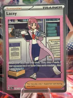Lacey 175/131 Prismatic Evolutions Special Illustration Rare Pokemon TCG NM - Image 1