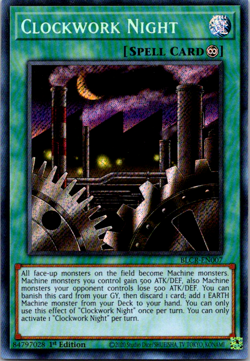 Clockwork Night - BLCR-EN007 - NM/VLP - Secret Rare - 1st ed - Yugioh - Image 1