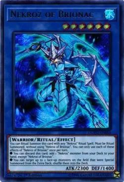 *** NEKROZ OF BRIONAC *** ULTRA RARE DUPO-EN086 YUGIOH! MINT/NM - Image 1
