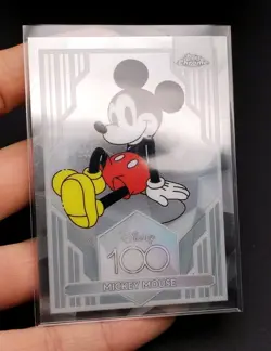 Mickey Mouse Topps Disney 100 Card 1X Recractor And 2X Base Card - Image 1