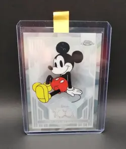 Mickey Mouse Topps Disney 100 Card 1X Recractor And 2X Base Card - Image 4