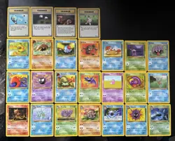 Vintage Fossil Pokemon Cards Bundle x 25 Good Condition 1999 WOTC - Image 2