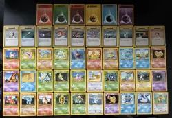 Base Set Pokemon Cards Bundle x 46 Good Condition 1999 WOTC - Image 2