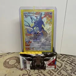Kingdra Full Art Holo Rare Pokemon TCG Card Sword & Shield TG03/TG30 - Image 1