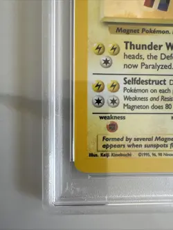 Vintage 1999 Pokemon Game Magneton-Holo Card #9: Graded PSA 5 EX-MT - Image 5