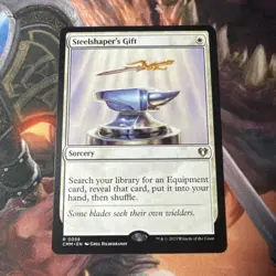 MTG English Steelshaper's Gift NM Normal Commander Masters - Image 1