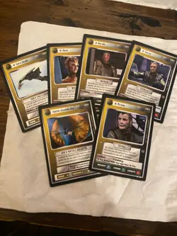 Star Trek CCG 1E TMP Lot of 6 SON'A Cards NEVER PLAYED - Image 1